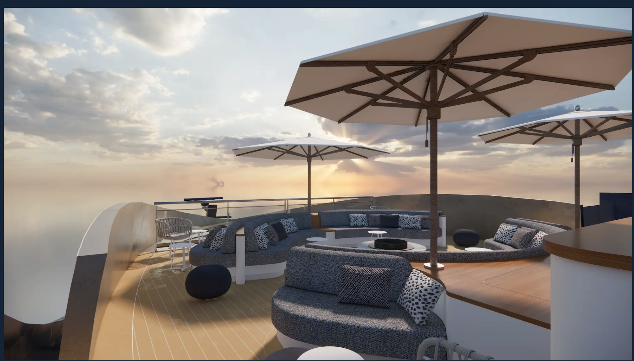 Private rooftop dinner
